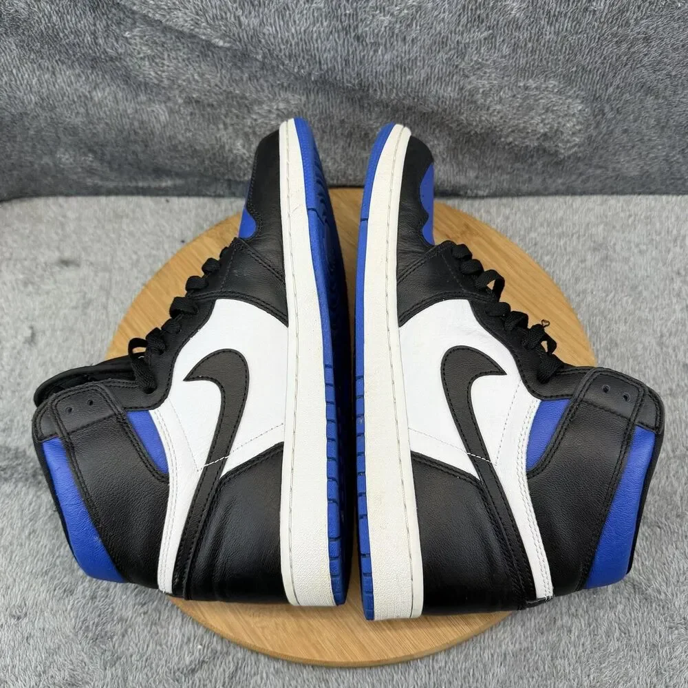 Jordan 1 Retro High OG Shoes Mens Size 10.5 Blue Basketball Sneakers 555088-041